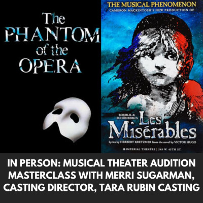 Musical Theater Audition Masterclass with Merri Sugarman 1
