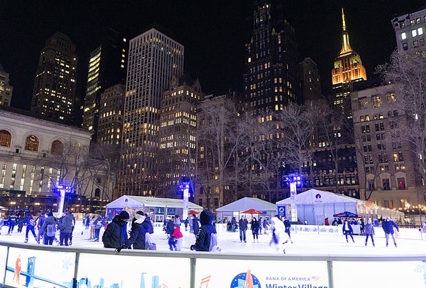 Skating at Bryant Park 3