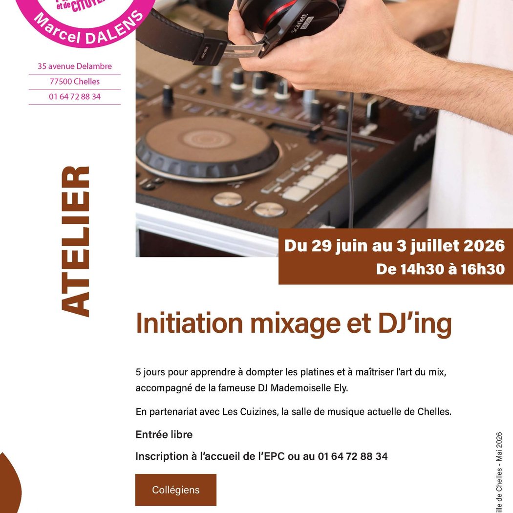 INITIATION MIXAGE ET DJ’ING 1
