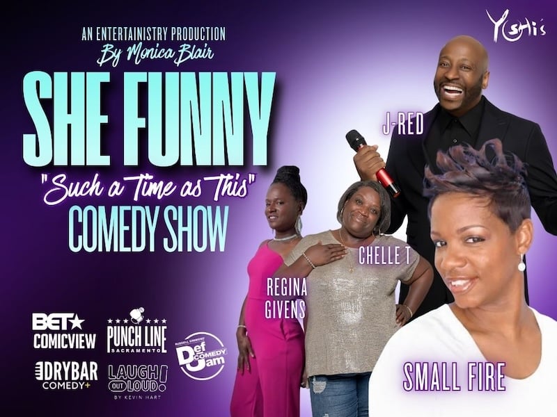 SHE FUNNY: FEAT J-RED, CHELLE T, REGINA GIVENS, SMALL FIRE 1
