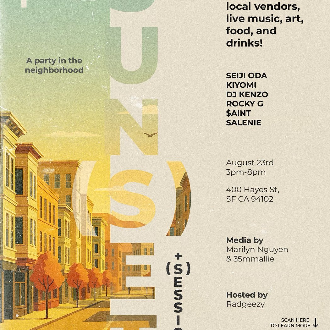 Sun(set) + Sessions Neighborhood Block Party 1