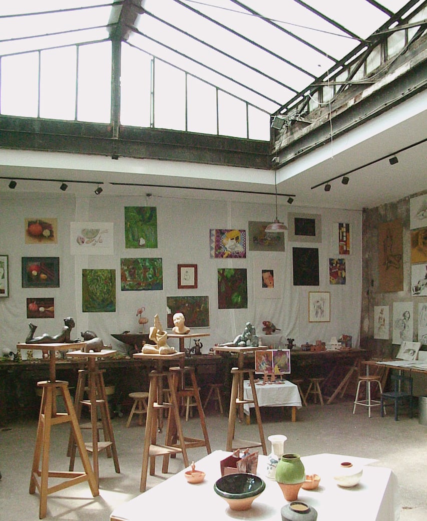 La Charpente, cours de peinture adulte 3