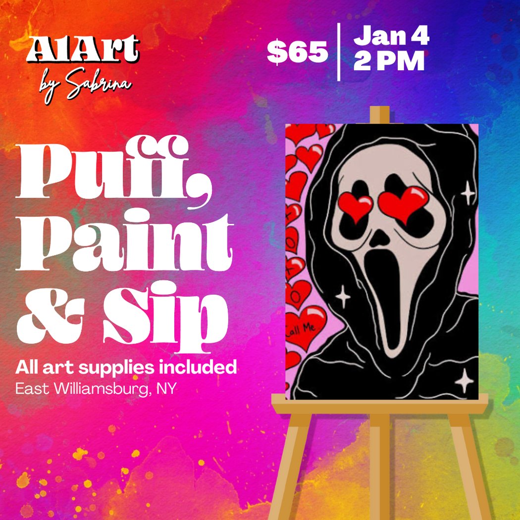 Puff, Paint and Sip Art Studio 1