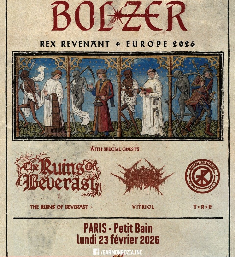 BÖLZER + THE RUINS OF BEVERAST + VITRIOL + TREPANERINGSRITUALEN 1