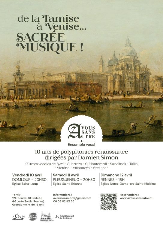 De la Tamise à Venise: Sacrée musique 1