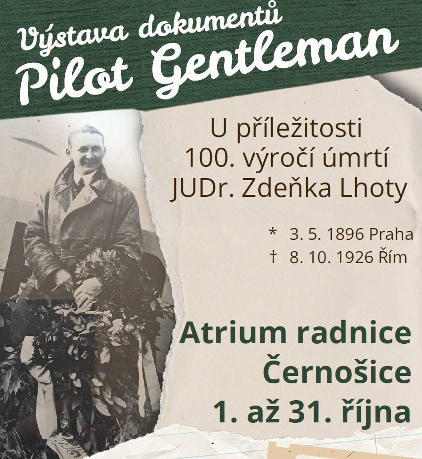 Výstava dokumentů ke 100. výročí úmrtí Zdeňka Lhoty