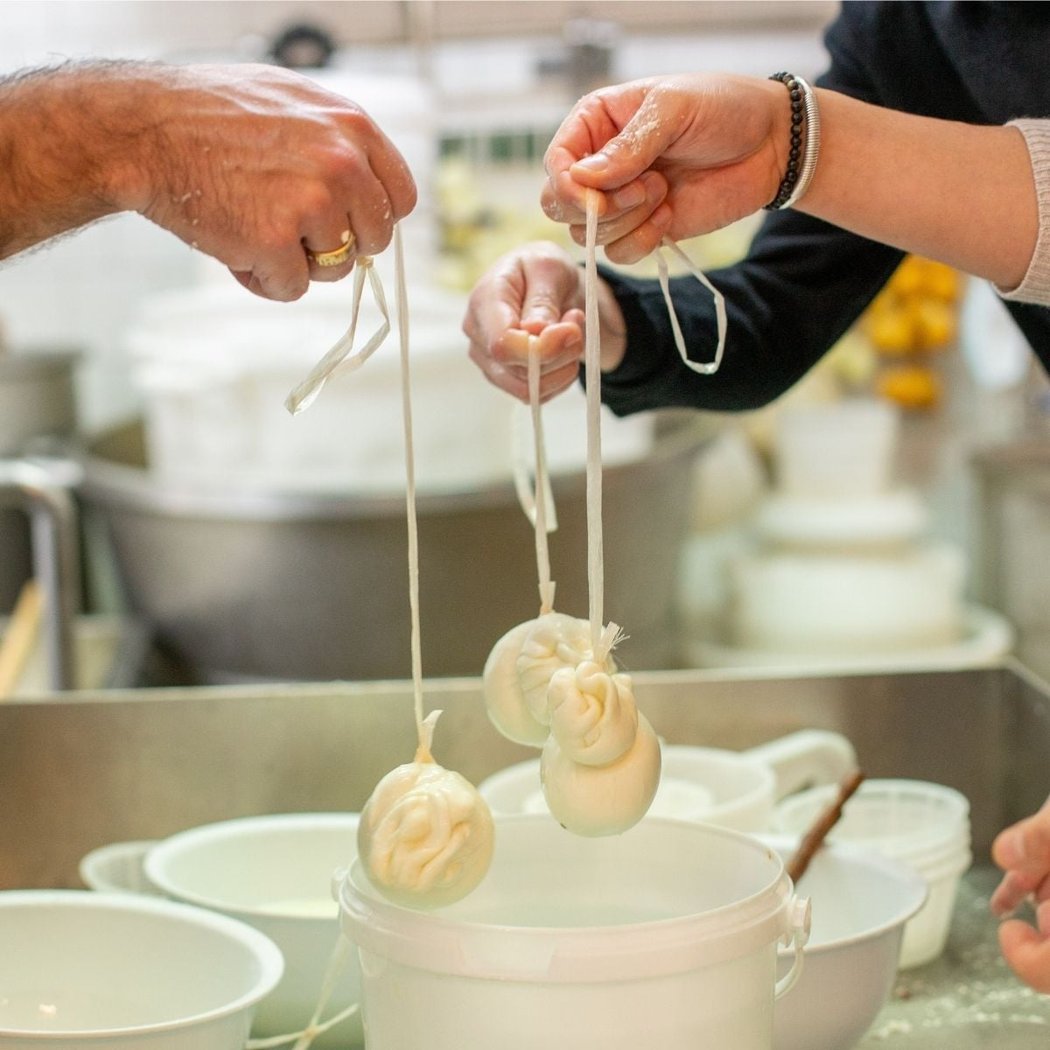 Atelier fabrication de Burrata & Stracciatella