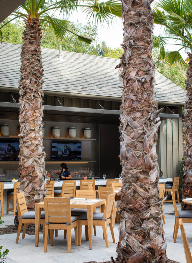 The Terrace Café at Meadowood Napa Valley. Seasonally open to Meadowood Guests and Meadowood Club Members 2