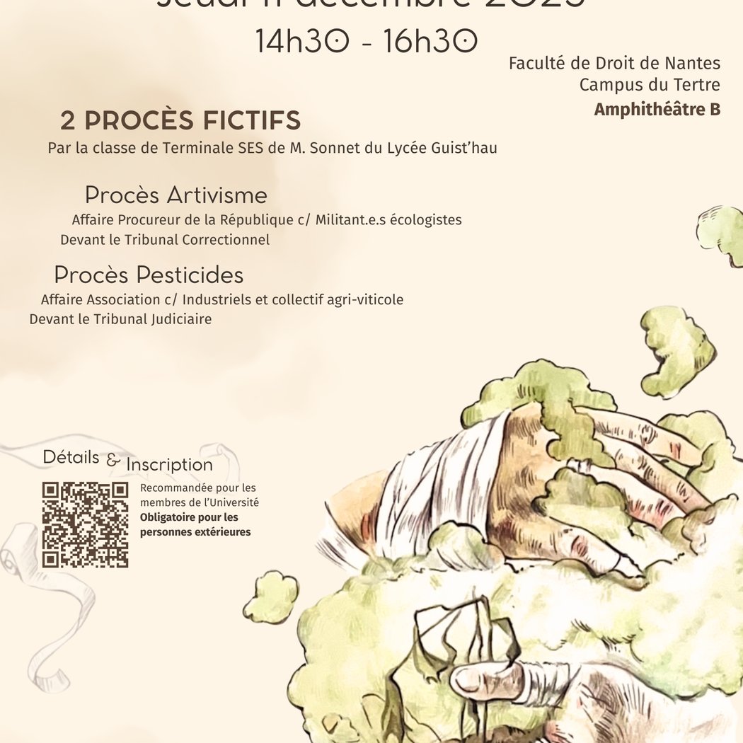 Procès pour Demain, les procès fictifs sur la responsabilité et santé environnementales 1