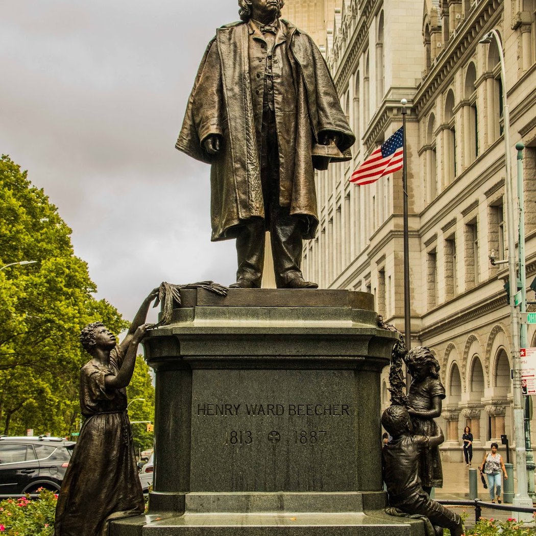 Henry Ward Beecher Statue 1