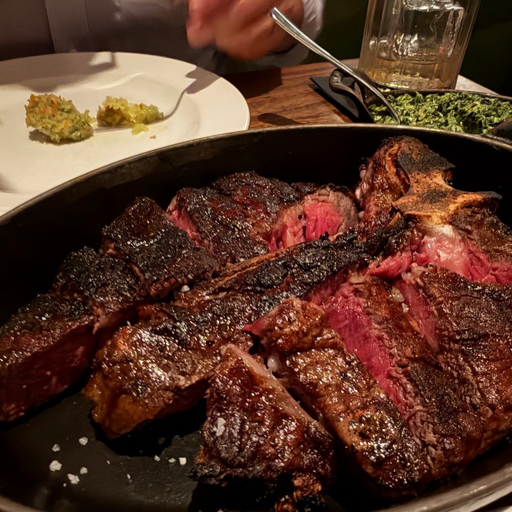 Weekly discounted corkage fee for bringing your own bottle of wine to a steak house 3