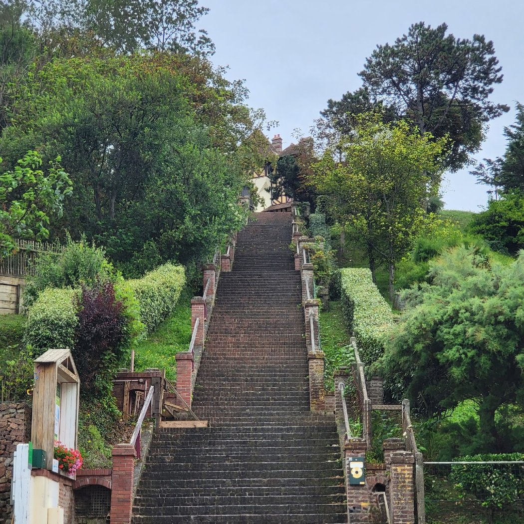 Escaliers des 100 marches de Houlgate 2