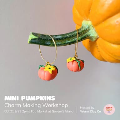 Pumpkin Charm Clay Workshop 1