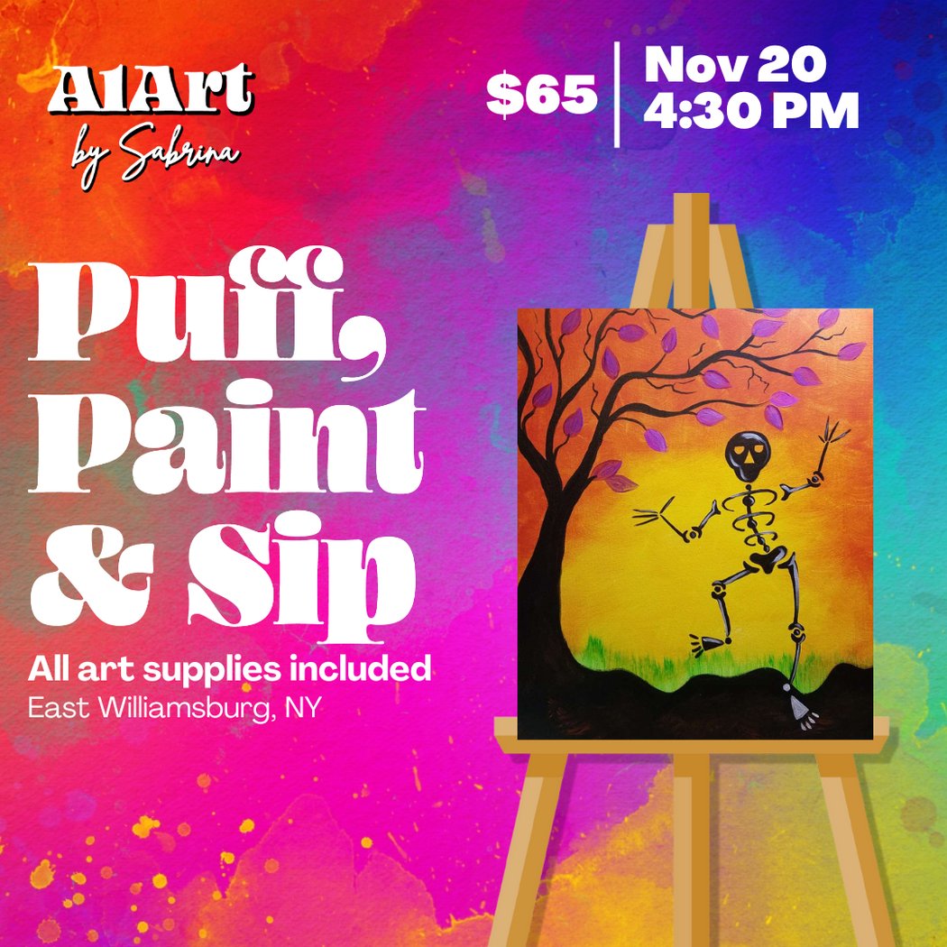Puff, Paint and Sip Art Studio 1