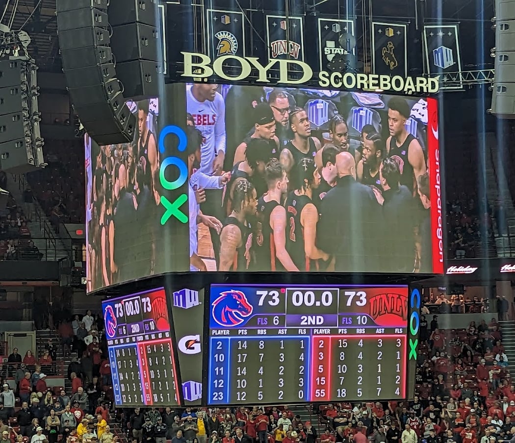UNLV Rebels Basketball vs. Cal Poly Mustangs Basketball 1