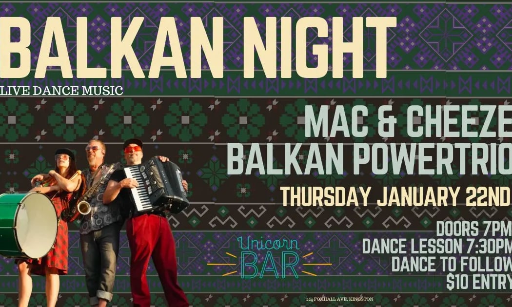 Live Balkan Music with MacNCheez Balkan Power Trio 1