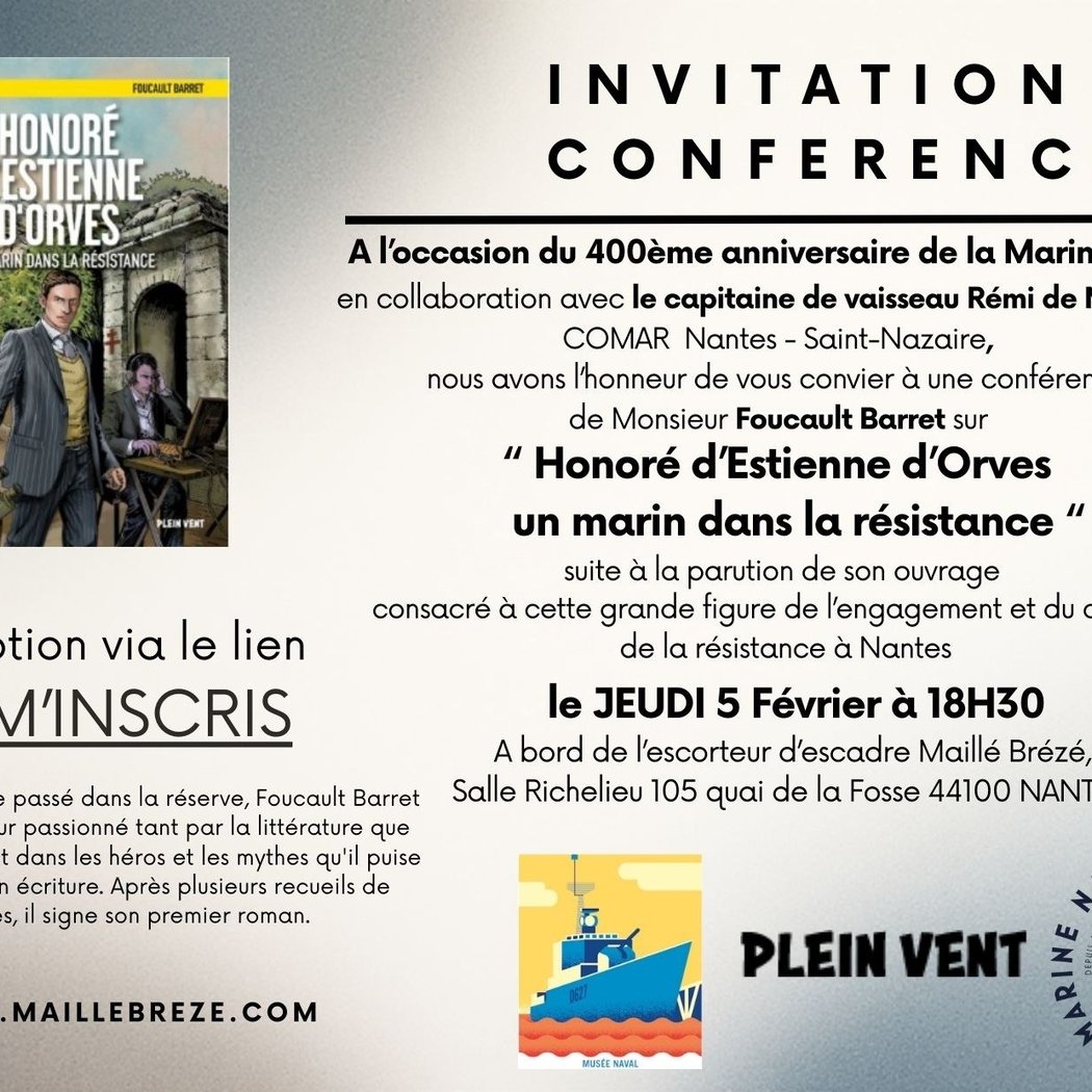 Conférence 400 ans de la Marine sur Honoré d'Estienne d'Orves 1