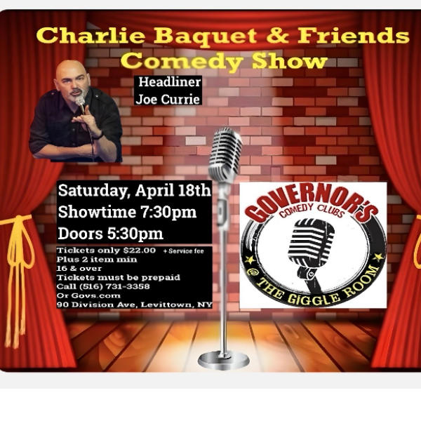 Charlie Baquet and Friends - Special Event in the Giggle Room 1