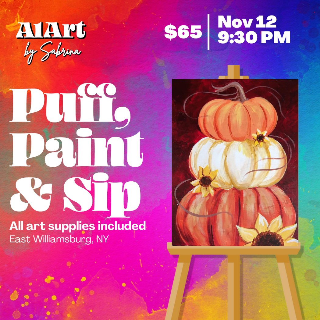 Puff, Paint and Sip Art Studio 1