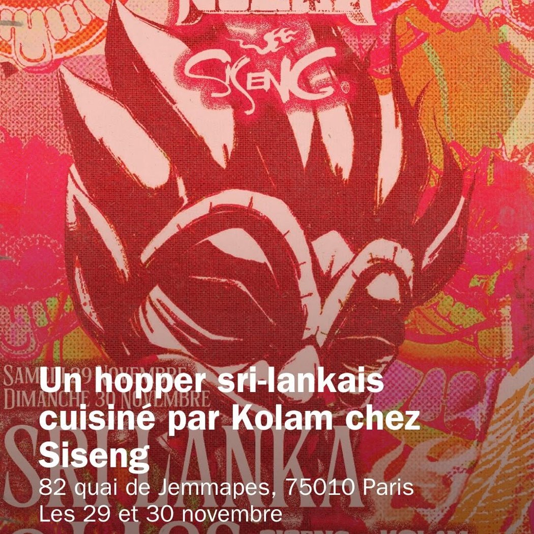 Hopper sri-lankais cuisiné par Kolam 1