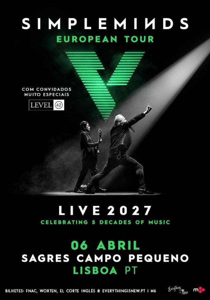 SIMPLE MINDS EUROPEAN TOUR 1