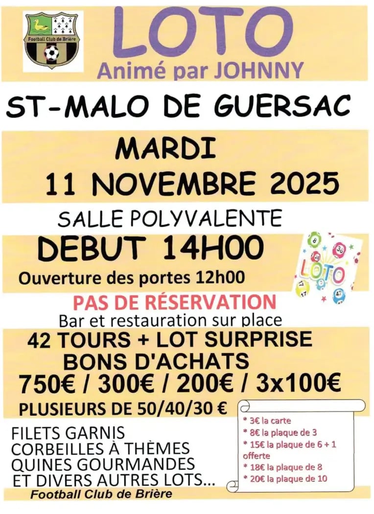 Soirée loto