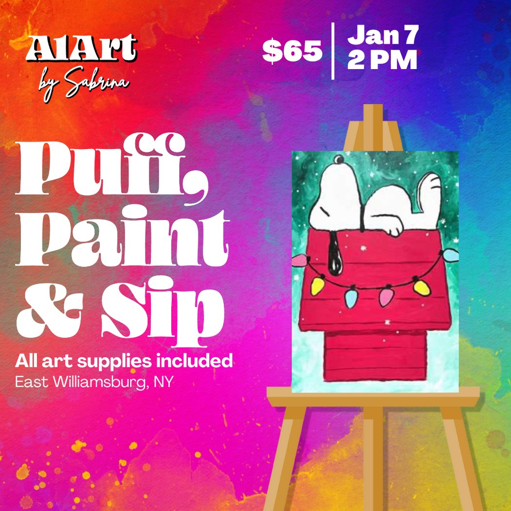 Puff, Paint and Sip Art Studio 1