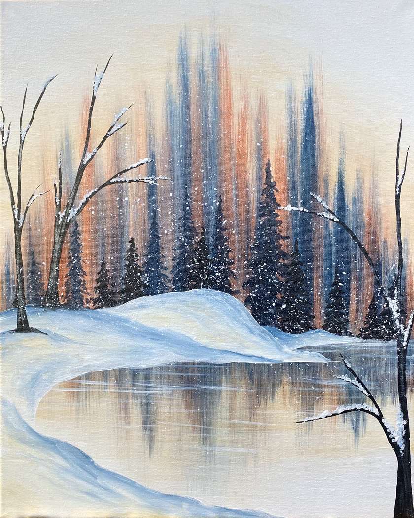 Shimmering Snowfall 1