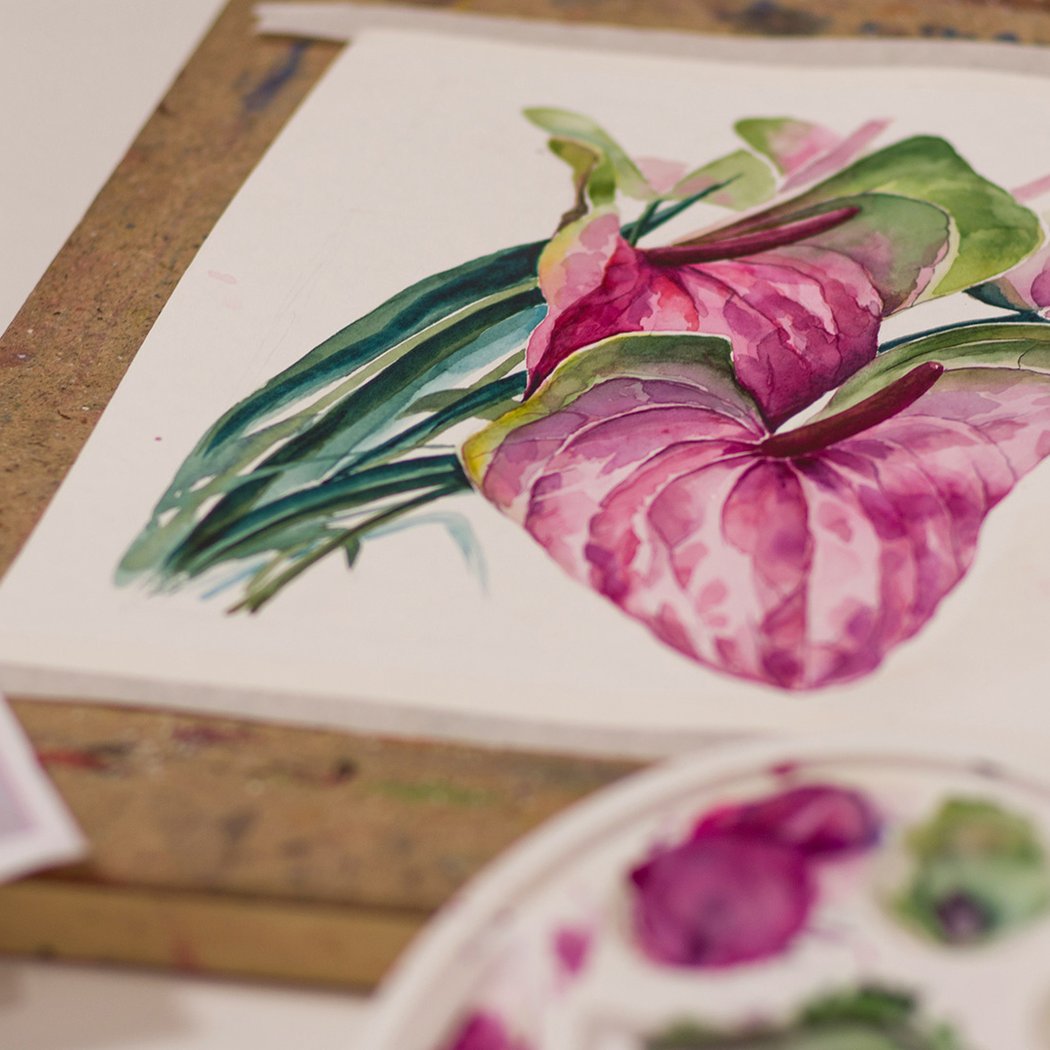 Wine’d Down Workshop: Beautiful Botanical Paintings 1