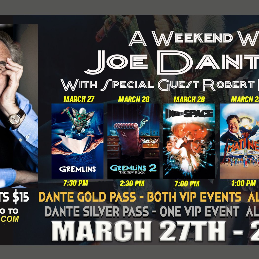 Joe Dante Weekend Fundraiser 1