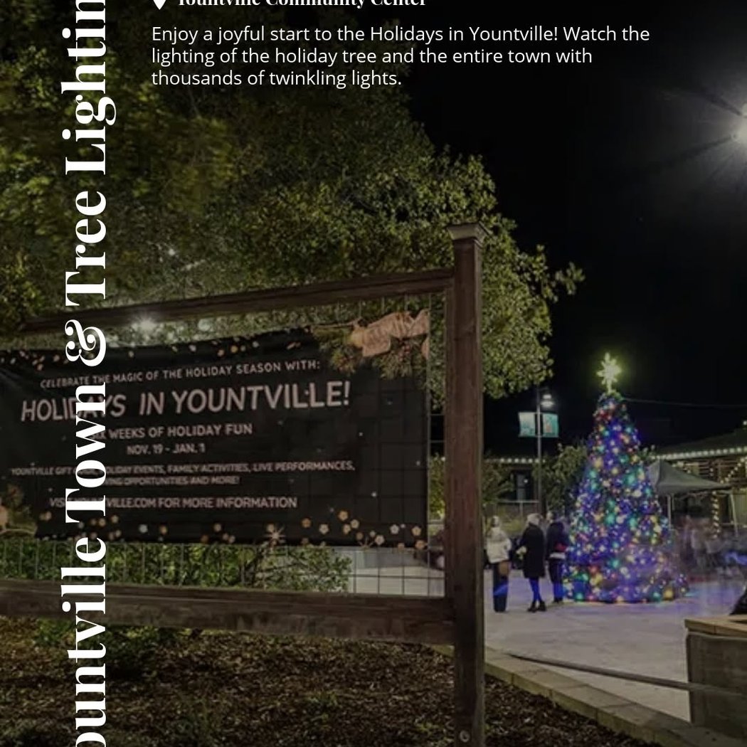 Yountville Town & Tree Lighting 1