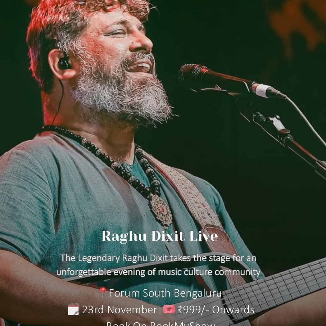 Raghu Dixit Live 3