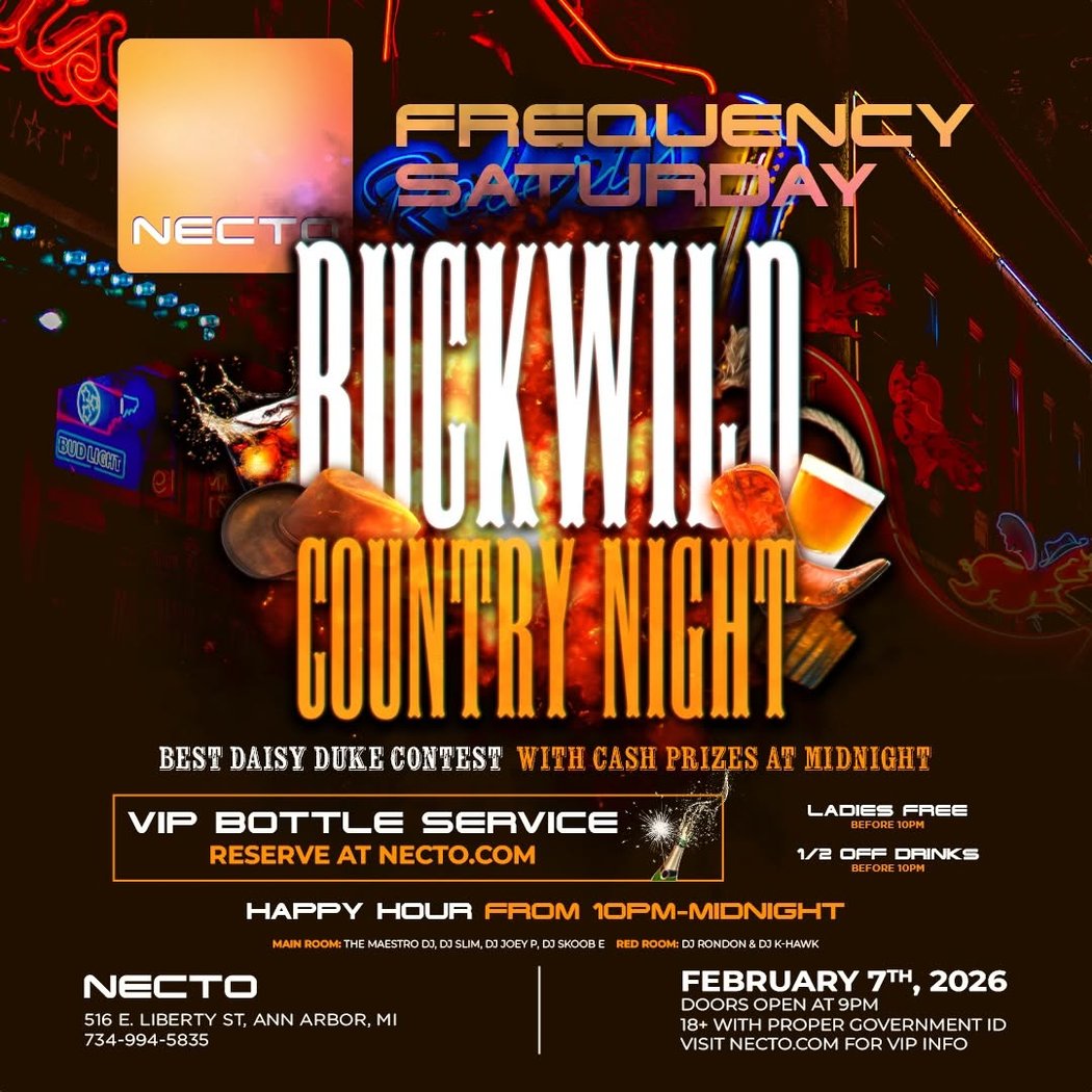 Frequency Saturday Buckwild Country Night 1