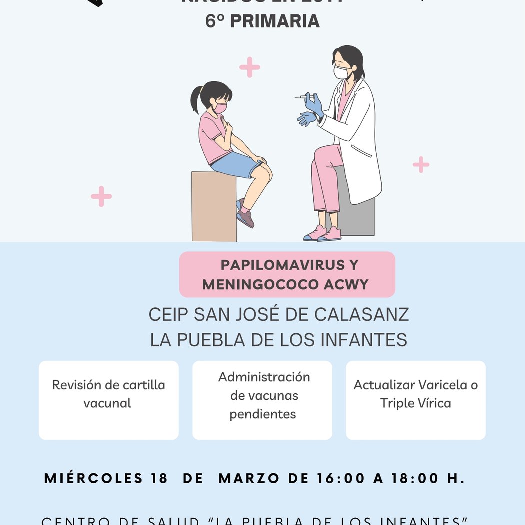 Campaña de vacunación escolar 2