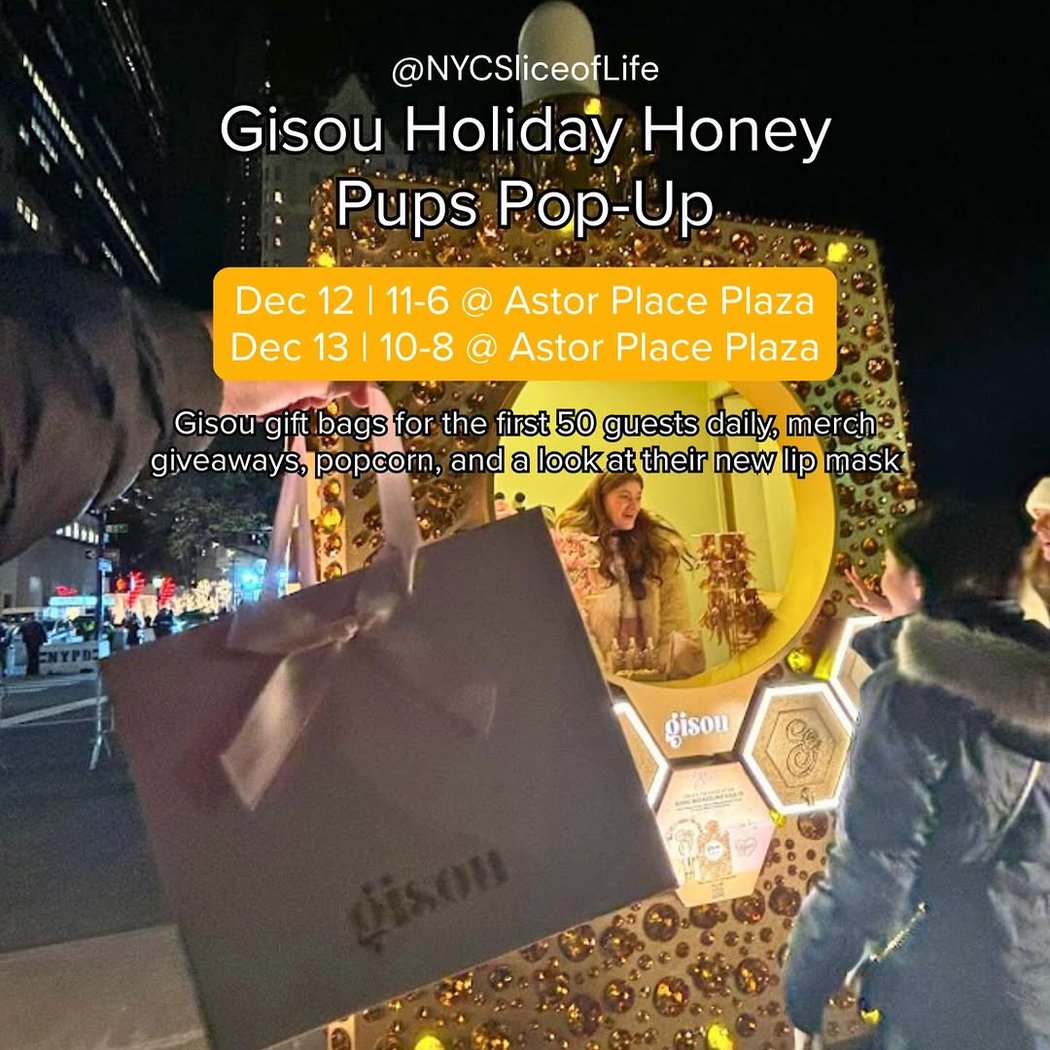 Gisou Holiday Honey Pups Pop-Up 1