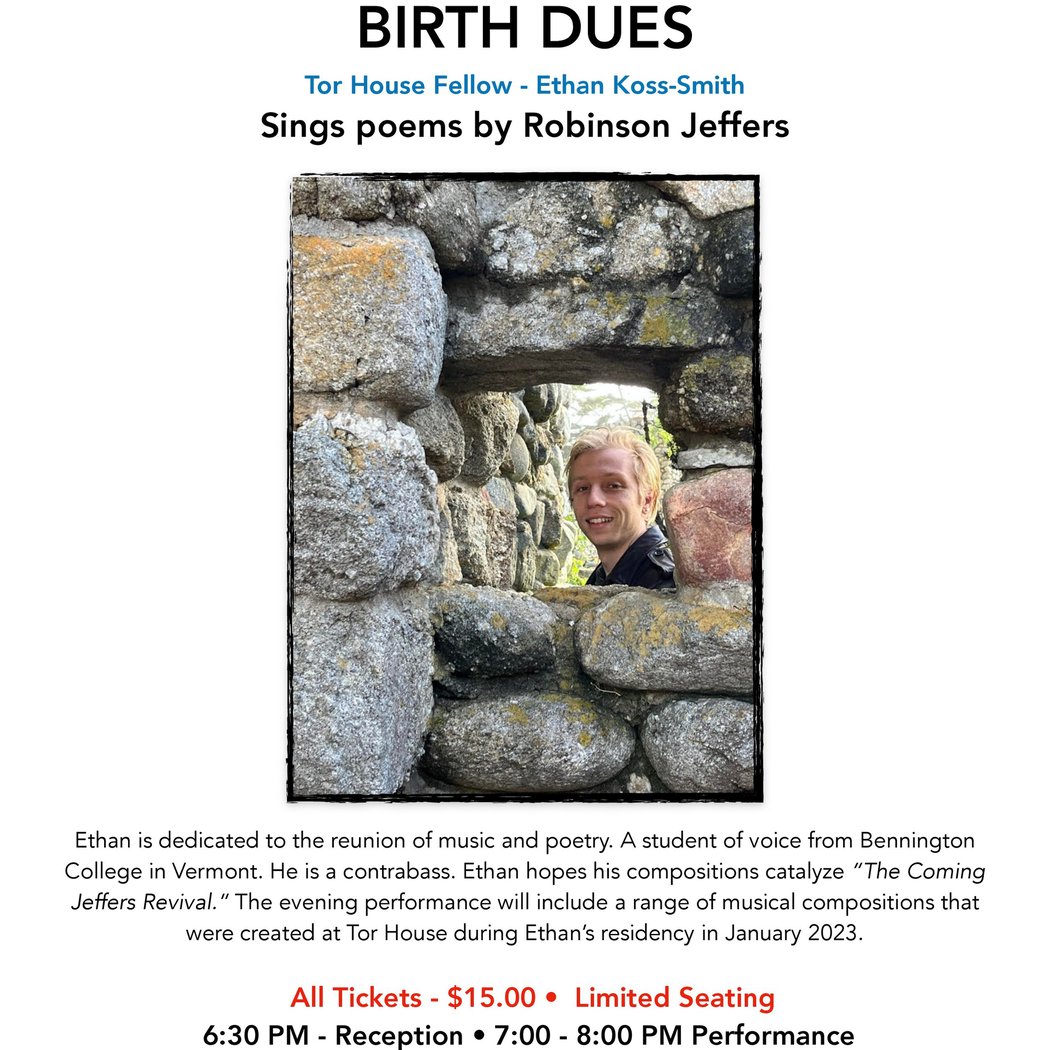 Birth Dues -- Songs Inspired by Robinson Jeffers' Poetry 1