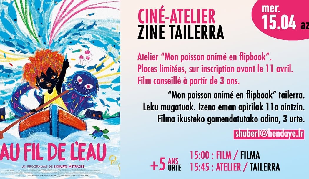 Atelier Mon poisson animé en flipbook 1