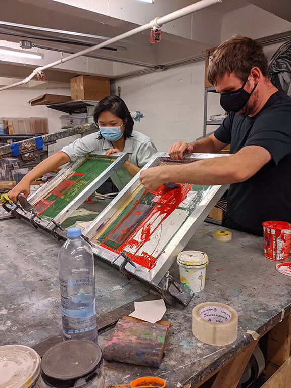 Textile Screen Printing Workshop 2