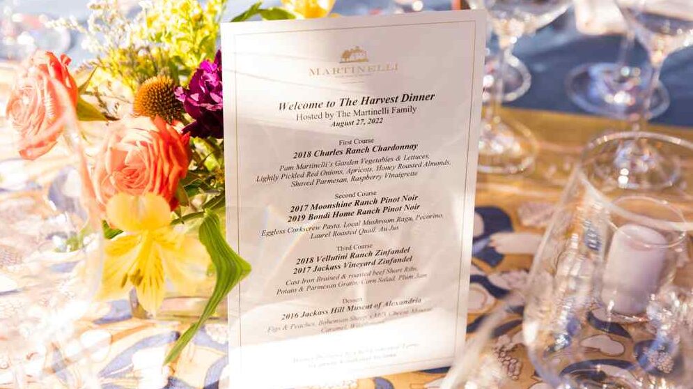 Martinelli Family Harvest Dinner 1