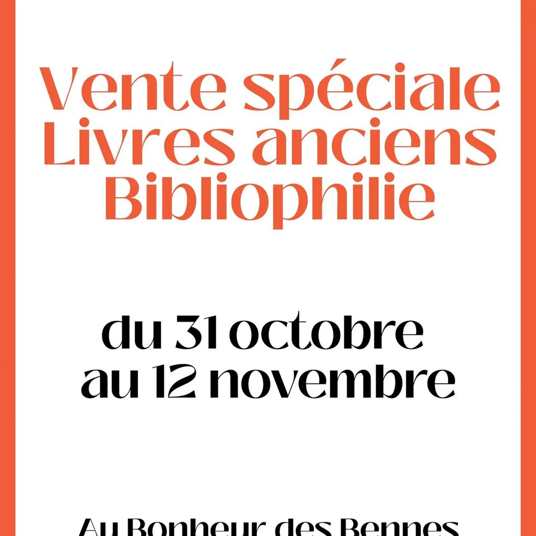 Vente spéciale livres anciens et bibliophilie 1