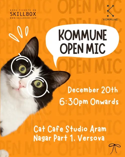Kommune Mumbai Open Mic 1