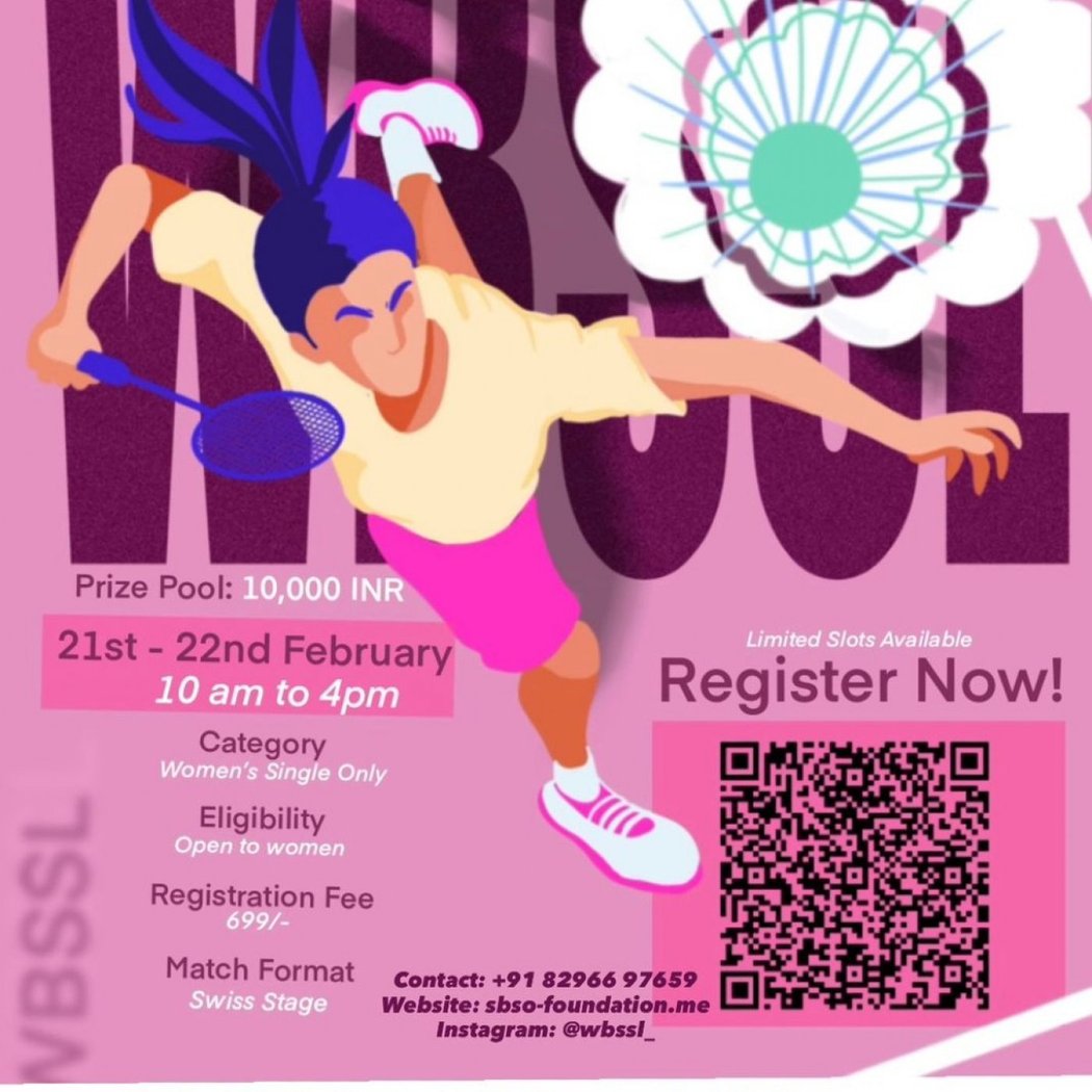 WBSSL Women's Badminton Tournament 2026 1