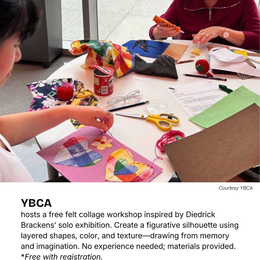 Free felt collage workshop inspired by Diedrick Brackens 1