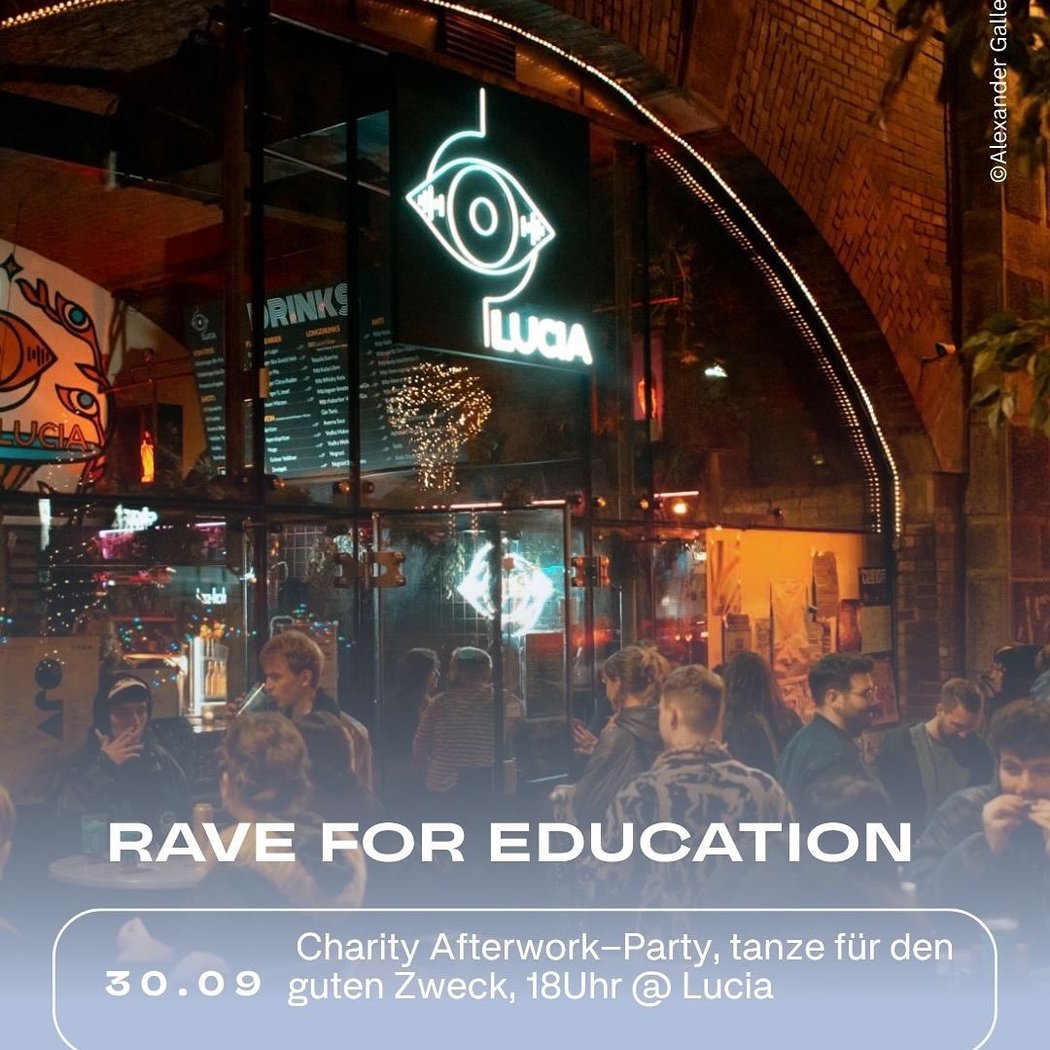 RAVE FOR EDUCATION Charity Afterwork-Party
