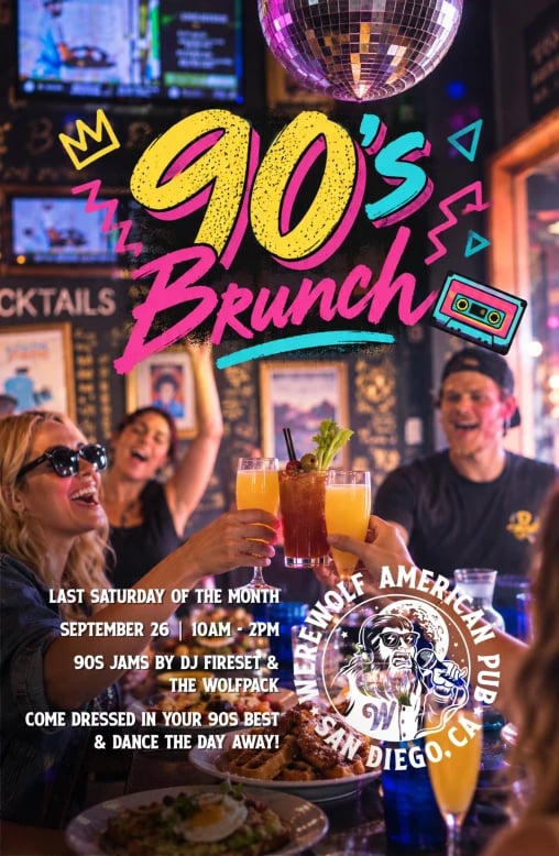 90s Brunch at Werewolf