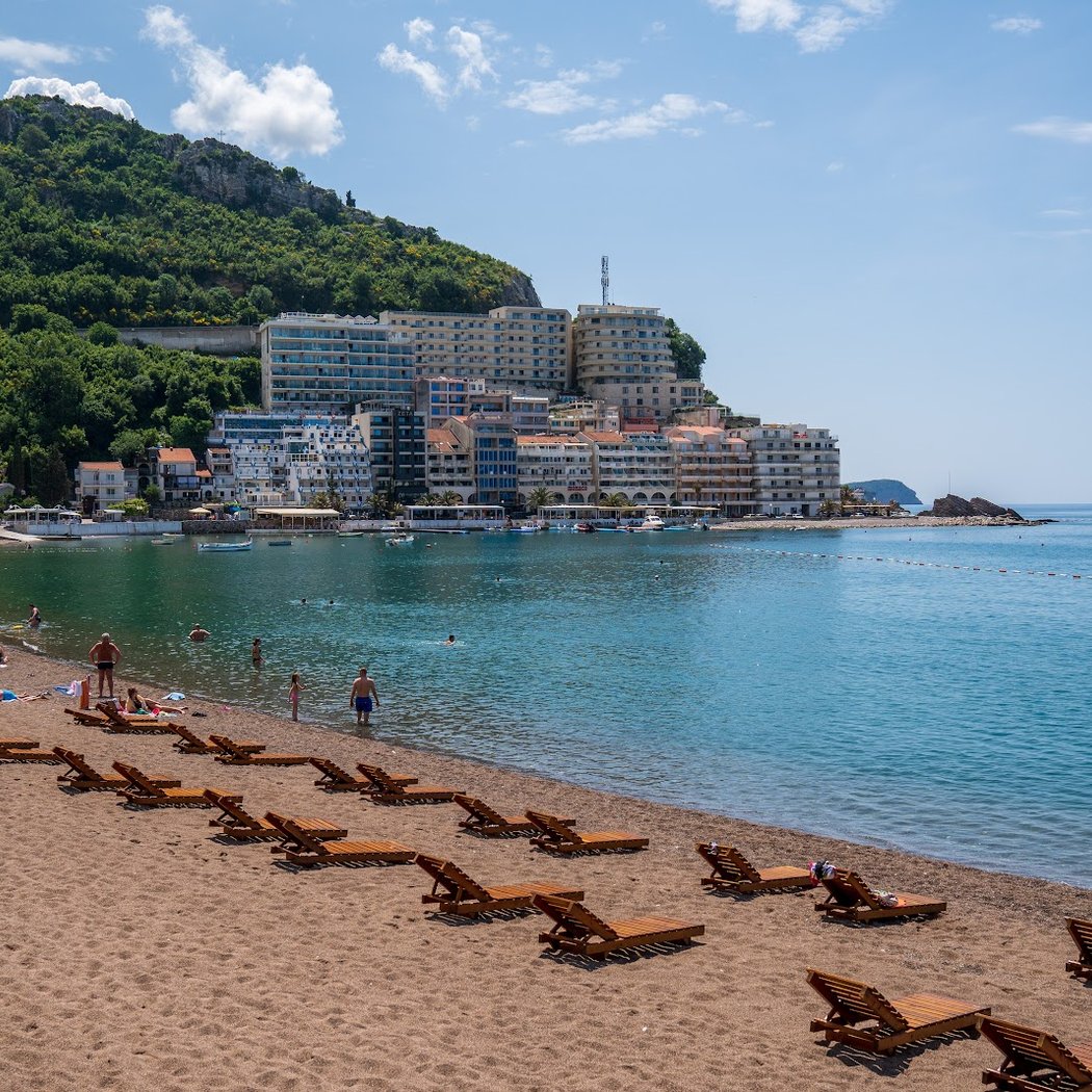 Becici beach 3
