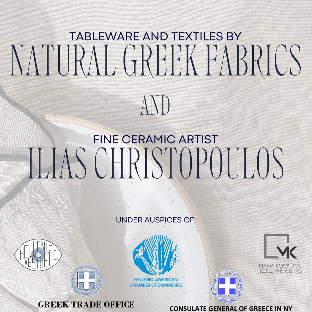 The Collections of Natural Greek Fabrics and Ilias Christopoulos 1