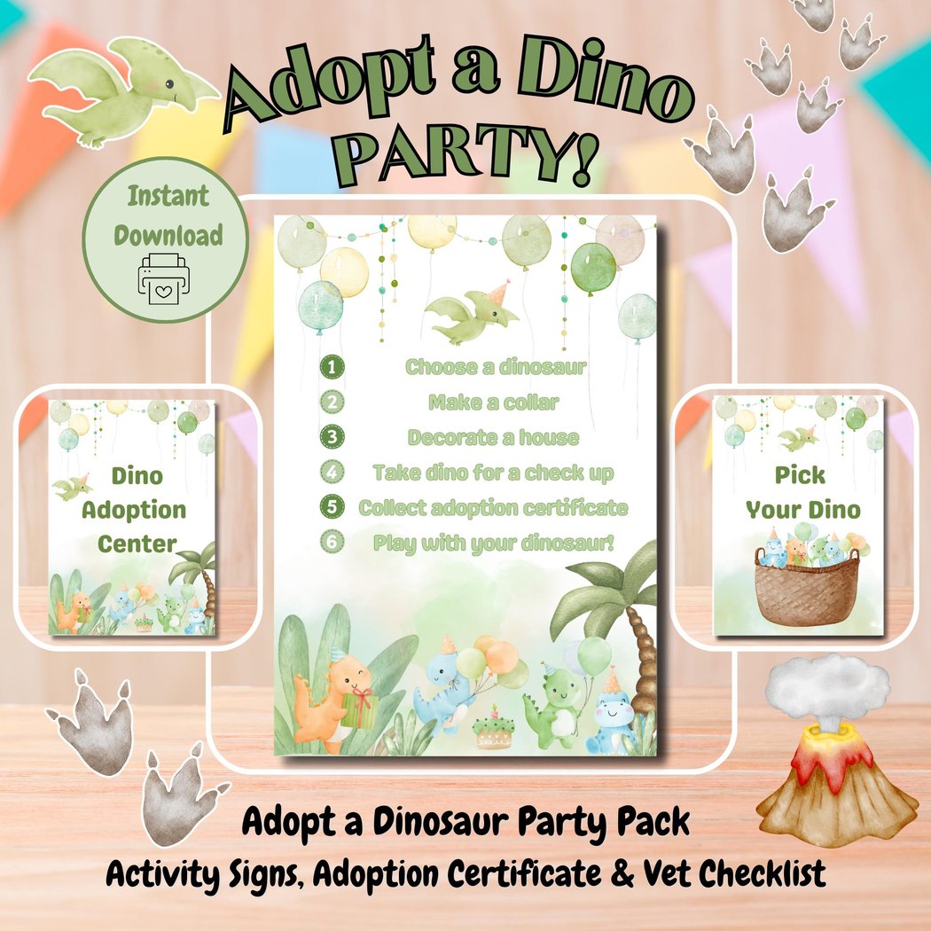 Scavenger Hunt and Adopt a Dino 1