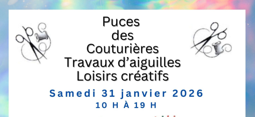 Puces des couturières, travaux d'aiguilles et loisirs créatifs 1