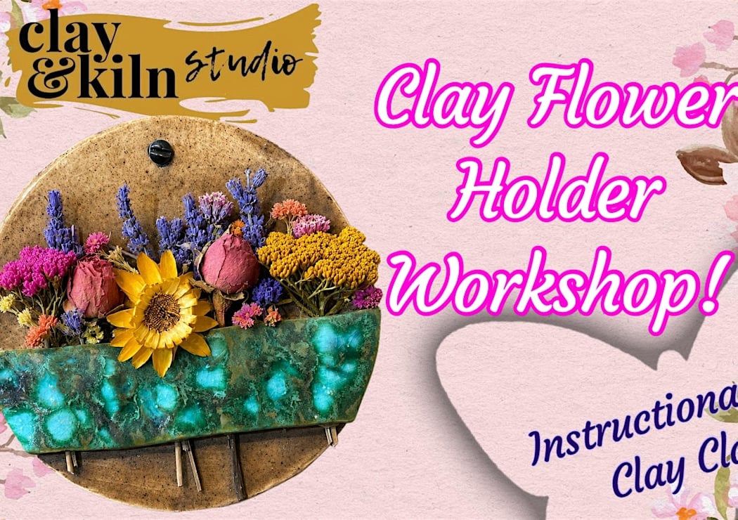 Clay Flower Holder 1